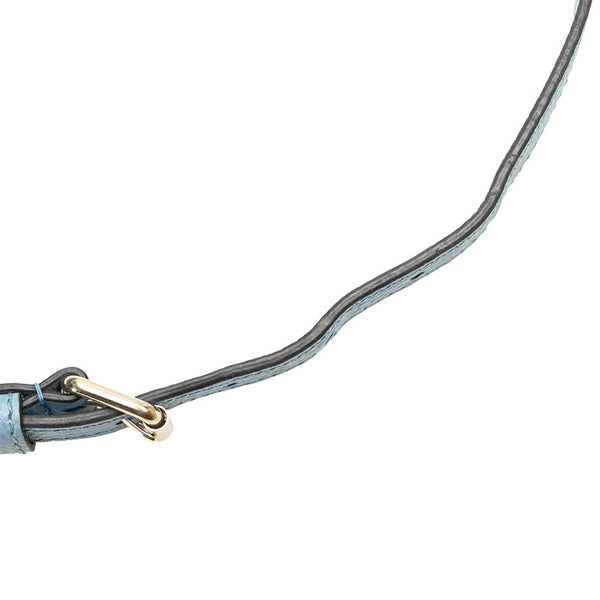 グッチ インターロッキングG ハンドバッグ ショルダーバッグ 2WAY 449659 ライトブルー レザー レディース GUCCI 【中古】