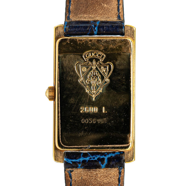 グッチ 腕時計 2000L クオーツ ホワイト文字盤 ステンレススチール レディース GUCCI 【中古】