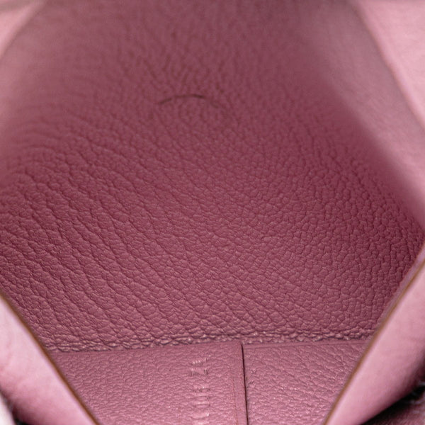 エルメス バスティア コインケース モーヴシルベストル ピンク シェーブル レディース HERMES 【中古】