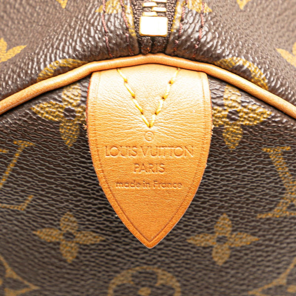 ルイ ヴィトン モノグラム　 スピーディ30 ハンドバッグ Ｍ41526 ブラウン PVC レザー レディース LOUIS VUITTON 【中古】