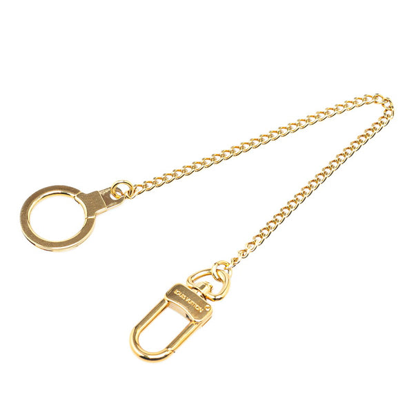 ルイ ヴィトン シェンヌ アノクレ ウォレットチェーン キーチェーン M58021 ゴールド メッキ レディース LOUIS VUITTON 【中古】