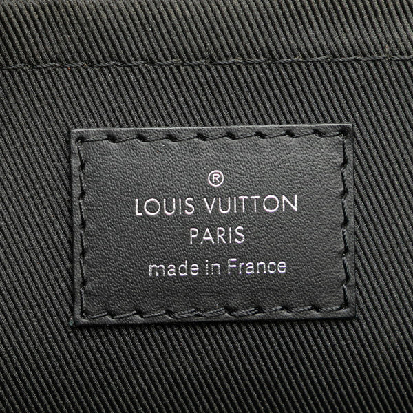ルイ ヴィトン モノグラム エクリプス ポシェット ディスカバリー クラッチバッグ M62291 ブラック PVC レザー メンズ LOUIS VUITTON 【中古】