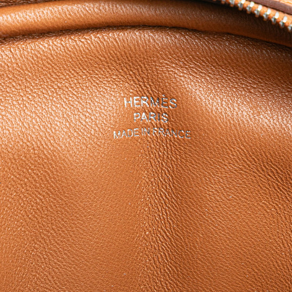 エルメス ボディ イン ザ ループ ボディバッグ ベルトバッグ ゴールド ブラウン スイフト レディース HERMES 【中古】