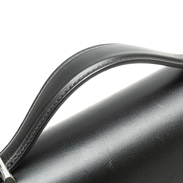 グッチ PETITE GG ハンドバッグ ショルダーバッグ 2WAY 739721 ブラック レザー レディース GUCCI 【中古】