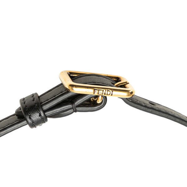フェンディ カモン スモール ショルダーバッグ 8BS082 ブラック レザー レディース FENDI 【中古】