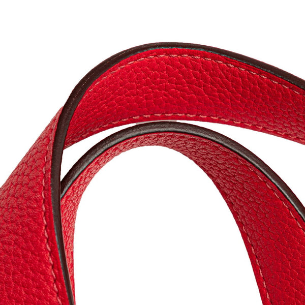 エルメス ピコタンロックPM ハンドバッグ ローズジャイプール レッド トリヨンクレマンス レディース HERMES 【中古】