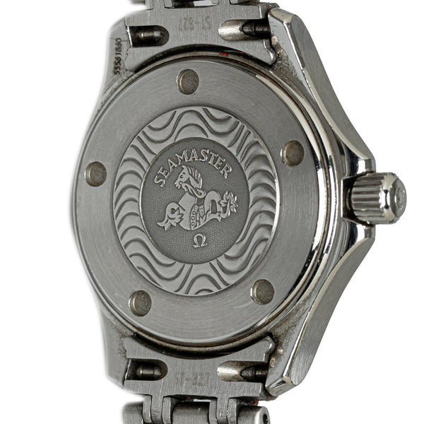 オメガ シーマスター120 デイト 腕時計 2571.31 クオーツ シルバー文字盤 ステンレススチール レディース OMEGA 【中古】