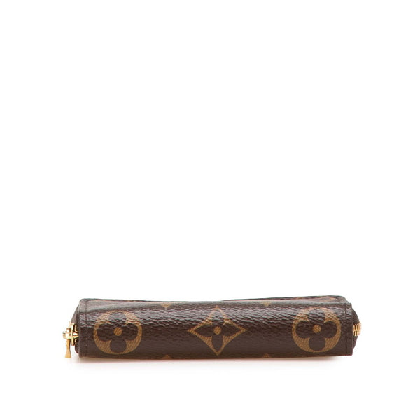 ルイ ヴィトン モノグラム ジッピー コインパース コインケース カードケース  M60067 ブラウン PVC レザー レディース LOUIS VUITTON 【中古】