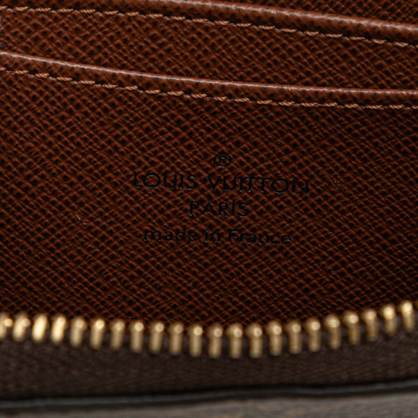 ルイ ヴィトン モノグラム ジッピー コインパース コインケース カードケース  M60067 ブラウン PVC レザー レディース LOUIS VUITTON 【中古】