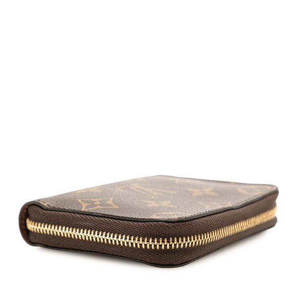 ルイ ヴィトン モノグラム ジッピー コインパース コインケース カードケース  M60067 ブラウン PVC レザー レディース LOUIS VUITTON 【中古】
