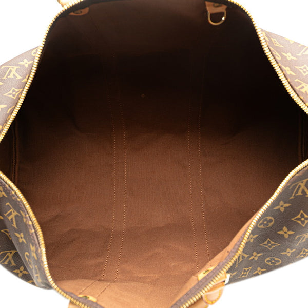 ルイ ヴィトン モノグラム キーポル50 ボストンバッグ M41426 ブラウン PVC レザー レディース LOUIS VUITTON 【中古】