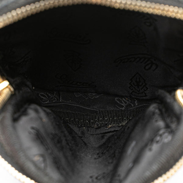 グッチ グッチシマ ボディバッグ ウエストバッグ 246417 ブラック レザー レディース GUCCI 【中古】