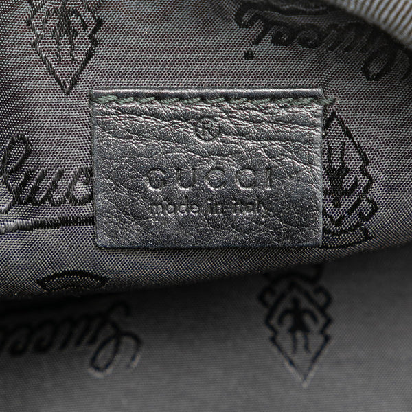 グッチ グッチシマ ボディバッグ ウエストバッグ 246417 ブラック レザー レディース GUCCI 【中古】