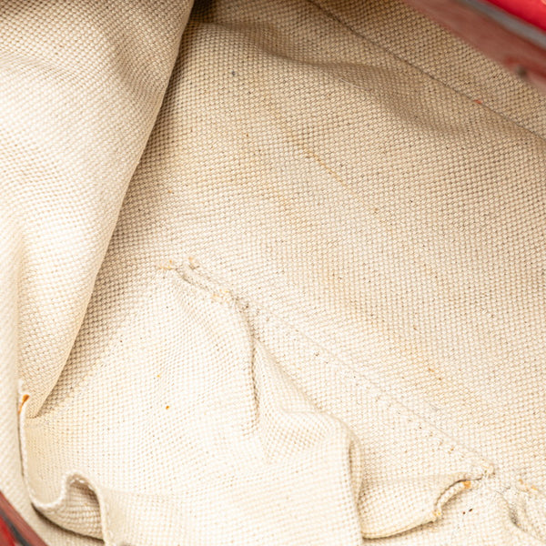 グッチ バンブー ハンドバッグ ショルダーバッグ 2WAY 323660 レッド レザー レディース GUCCI 【中古】