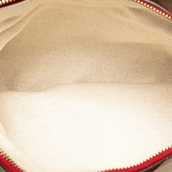 グッチ バンブー ハンドバッグ ショルダーバッグ 2WAY 323660 レッド レザー レディース GUCCI 【中古】