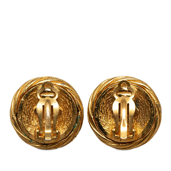 シャネル ココマーク ヴィンテージ イヤリング ゴールド メッキ レディース CHANEL 【中古】