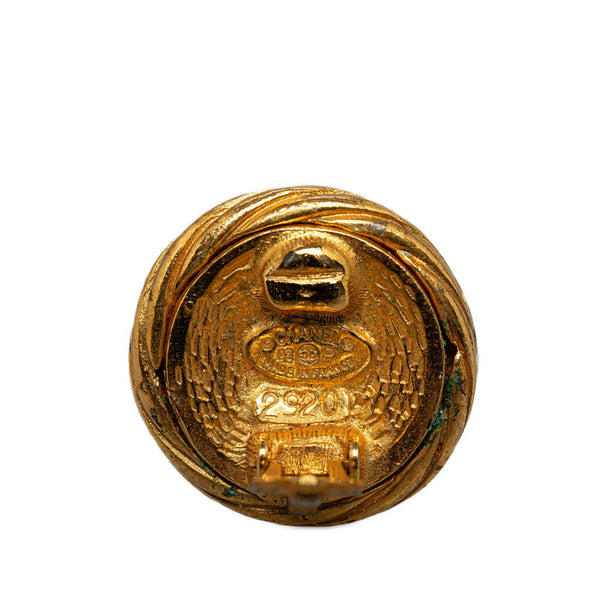 シャネル ココマーク ヴィンテージ イヤリング ゴールド メッキ レディース CHANEL 【中古】