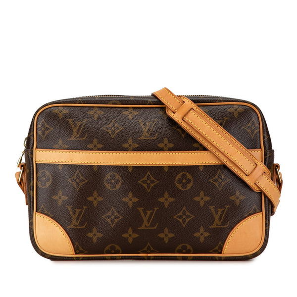 ルイ ヴィトン モノグラム トロカデロ27 ショルダーバッグ M51274 ブラウン PVC レザー レディース LOUIS VUITTON 【中古】