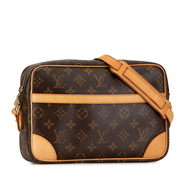 ルイ ヴィトン モノグラム トロカデロ27 ショルダーバッグ M51274 ブラウン PVC レザー レディース LOUIS VUITTON 【中古】