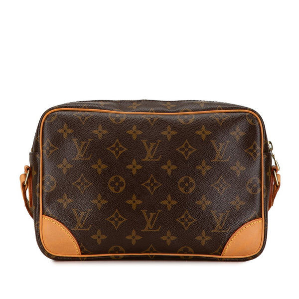 ルイ ヴィトン モノグラム トロカデロ27 ショルダーバッグ M51274 ブラウン PVC レザー レディース LOUIS VUITTON 【中古】