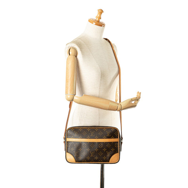 ルイ ヴィトン モノグラム トロカデロ27 ショルダーバッグ M51274 ブラウン PVC レザー レディース LOUIS VUITTON 【中古】