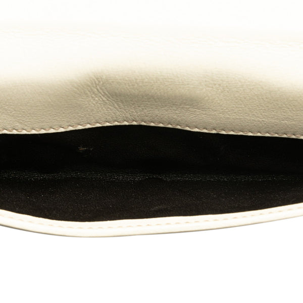 グッチ GGキャンバス 長財布 181593 ベージュ ホワイト キャンバス レザー レディース GUCCI 【中古】