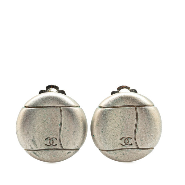 シャネル ヴィンテージ ココマーク イヤリング シルバー メタル レディース CHANEL 【中古】