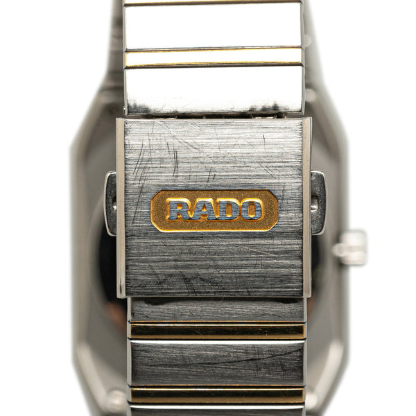 ラドー ダイヤスター 腕時計 129.0266.3 クオーツ ゴールド文字盤 ステンレススチール レディース RADO 【中古】