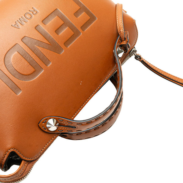 フェンディ バイザウェイ ミディアム ハンドバッグ ショルダーバッグ 2WAY 8BL146 ブラウン レザー レディース FENDI 【中古】