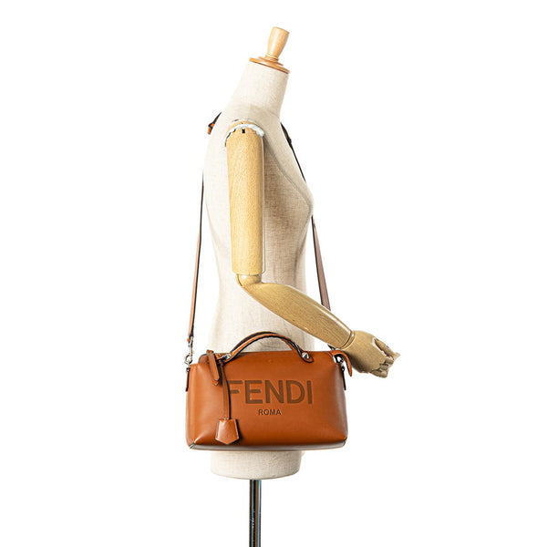 フェンディ バイザウェイ ミディアム ハンドバッグ ショルダーバッグ 2WAY 8BL146 ブラウン レザー レディース FENDI 【中古】