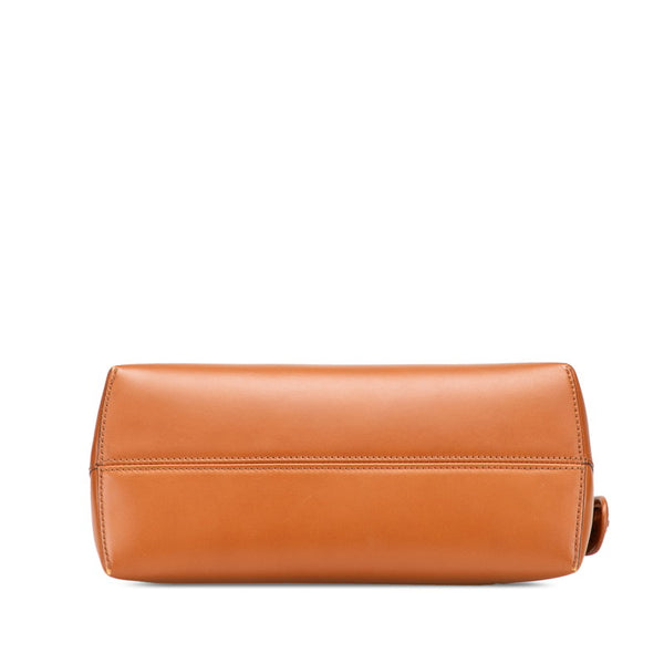 フェンディ バイザウェイ ミディアム ハンドバッグ ショルダーバッグ 2WAY 8BL146 ブラウン レザー レディース FENDI 【中古】