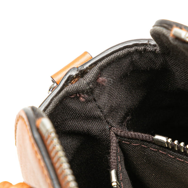 フェンディ バイザウェイ ミディアム ハンドバッグ ショルダーバッグ 2WAY 8BL146 ブラウン レザー レディース FENDI 【中古】