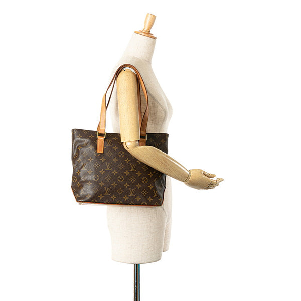ルイ ヴィトン モノグラム カバピアノ ハンドバッグ M51148 ブラウン PVC レザー レディース LOUIS VUITTON 【中古】