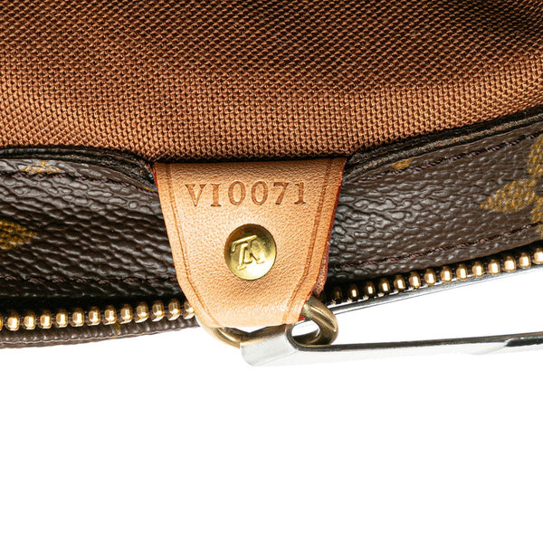 ルイ ヴィトン モノグラム カバピアノ ハンドバッグ M51148 ブラウン PVC レザー レディース LOUIS VUITTON 【中古】