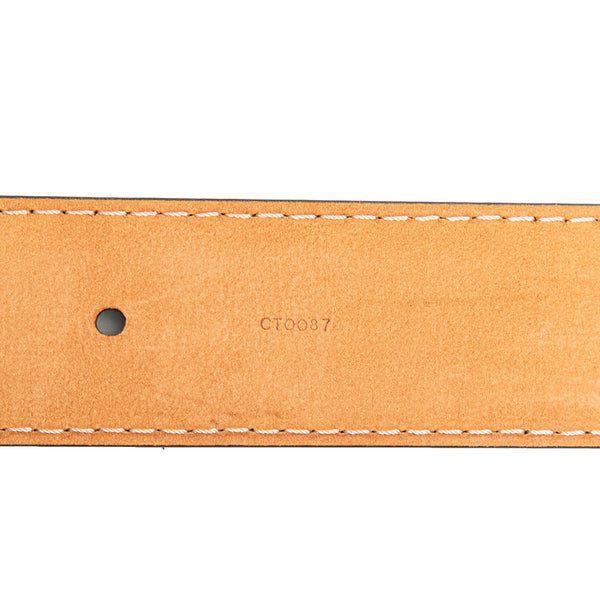 ルイ ヴィトン モノグラム サンチュール ポシェット デュオ ベルト 90/36 ブラウン PVC レザー レディース LOUIS VUITTON 【中古】