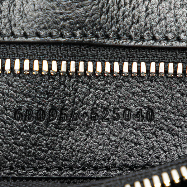 グッチ ジャンボGG トートバッグ ショルダーバッグ 2WAY 680956 ブラック キャンバス レザー レディース GUCCI 【中古】