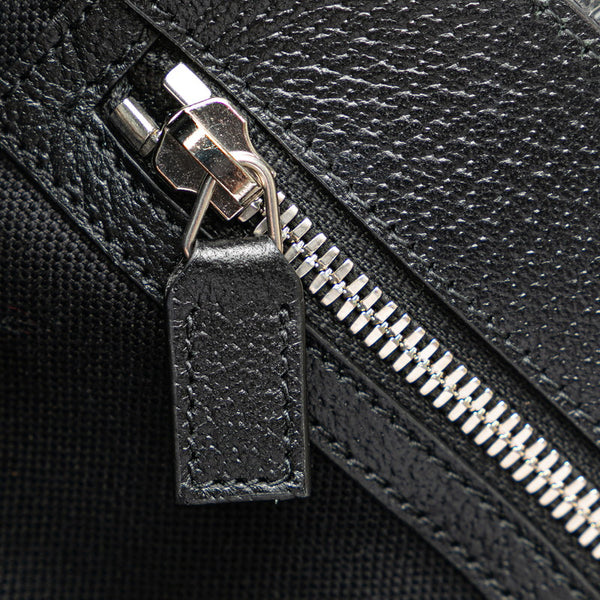 グッチ ジャンボGG トートバッグ ショルダーバッグ 2WAY 680956 ブラック キャンバス レザー レディース GUCCI 【中古】