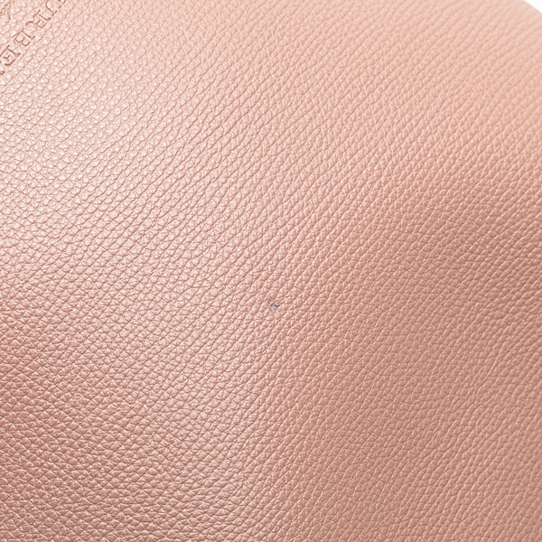 バーバリー 裏地チェック シャドーホース 斜め掛け ショルダーバッグ ピンクブラウン レザー レディース BURBERRY 【中古】