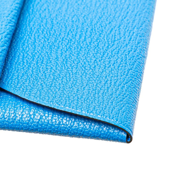 エルメス バスティア コインケース ブルー系 シェーブル レディース HERMES 【中古】