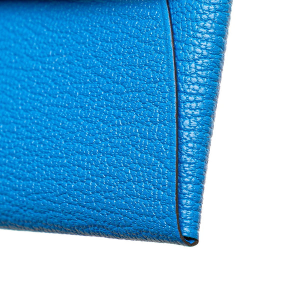 エルメス バスティア コインケース ブルー系 シェーブル レディース HERMES 【中古】
