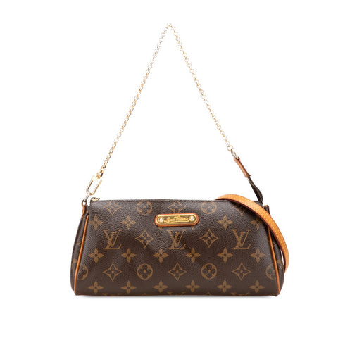 ルイ ヴィトン モノグラム エヴァ ハンドバッグ ショルダーバッグ 2WAY M95567 ブラウン PVC レザー レディース LOUIS VUITTON 【中古】