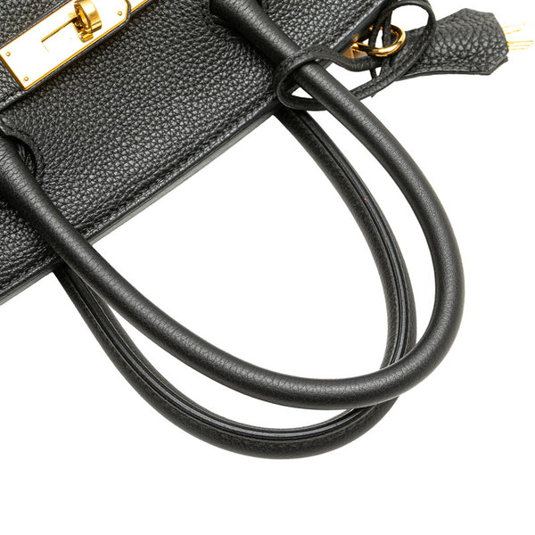 エルメス バーキン30 ハンドバッグ ブラック トゴ レディース HERMES 【中古】
