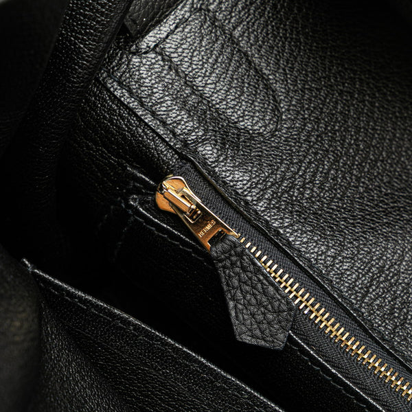 エルメス バーキン30 ハンドバッグ ブラック トゴ レディース HERMES 【中古】