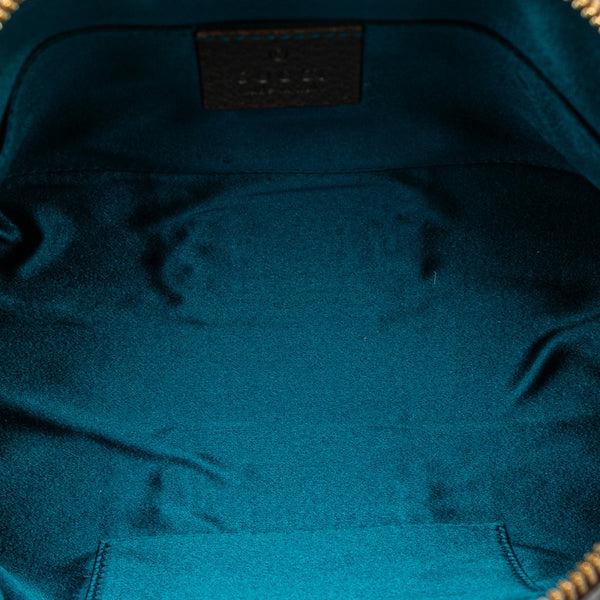 グッチ GGスプリーム シェリーライン オフィディア 斜め掛け ショルダーバッグ 499621 ブラウン PVC レザー レディース GUCCI 【中古】