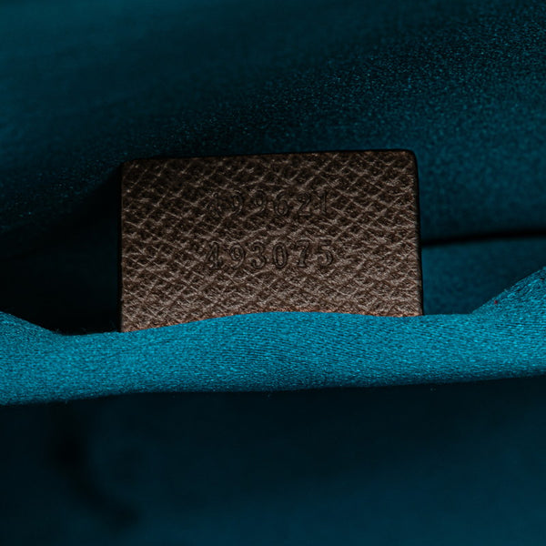 グッチ GGスプリーム シェリーライン オフィディア 斜め掛け ショルダーバッグ 499621 ブラウン PVC レザー レディース GUCCI 【中古】