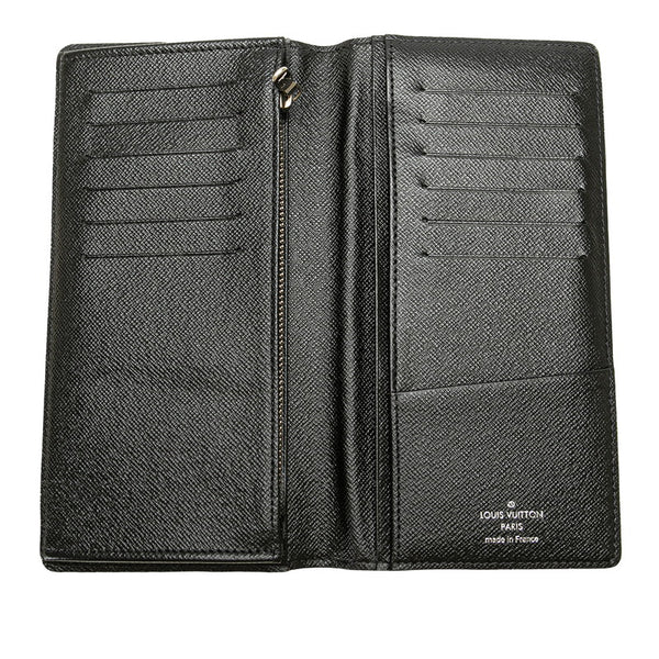 ルイ ヴィトン ダミエ グラフィット ポルトフォイユ ブラザ 長財布 N62665 ブラック PVC レザー メンズ LOUIS VUITTON 【中古】