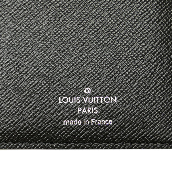 ルイ ヴィトン ダミエ グラフィット ポルトフォイユ ブラザ 長財布 N62665 ブラック PVC レザー メンズ LOUIS VUITTON 【中古】
