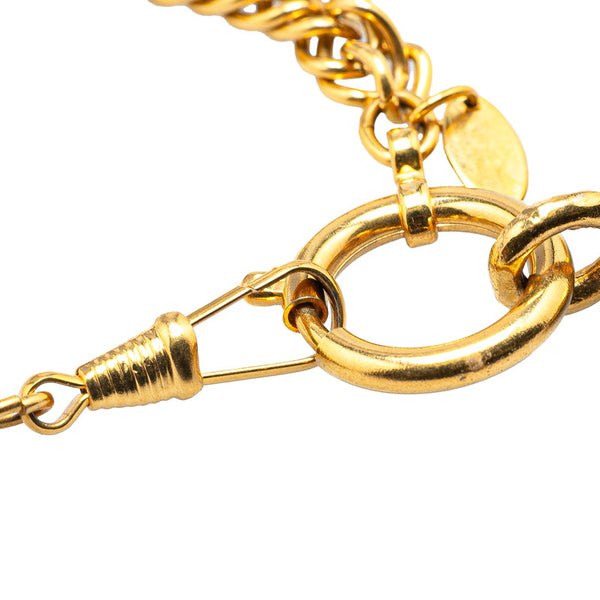 シャネル ヴィンテージ 31 AUE CAMBON メダル ネックレス ゴールド メッキ レディース CHANEL 【中古】