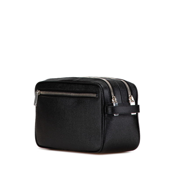 サンローラン クラッチバッグ セカンドバッグ ブラック レザー レディース SAINT LAURENT 【中古】