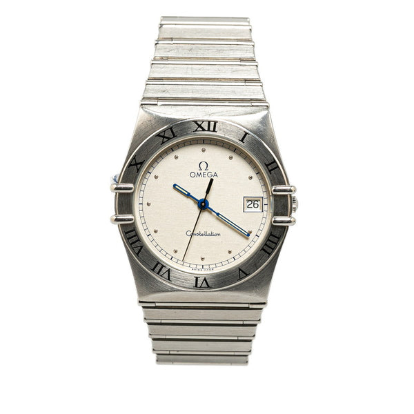 オメガ コンステレーション 腕時計 クオーツ シルバー文字盤 ステンレススチール メンズ OMEGA 【中古】